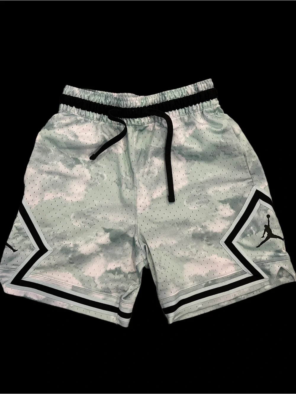 Jordan Sport Men’s Dri-Fit Woven Diamond Shorts -Celestine Blue/Black